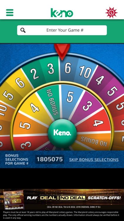 25 <strong>Keno</strong> Mania, and our fan-favorite $2 Four Spot Special. . Md keno current game